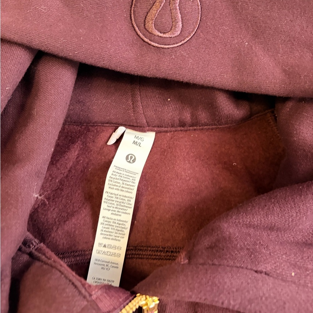 lululemon athletica Burgundy Jacket